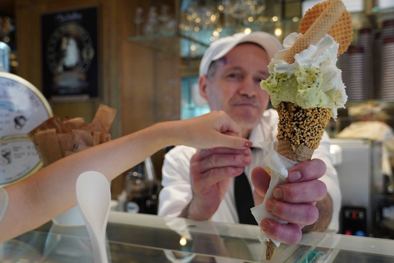 Cornet de glace artisanale