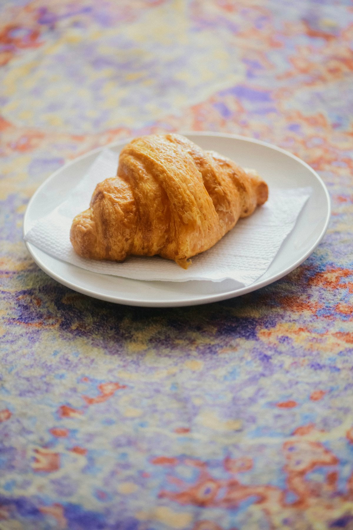 Croissant frais sorti du four